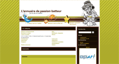 Desktop Screenshot of annuaire.passion-batteur.com